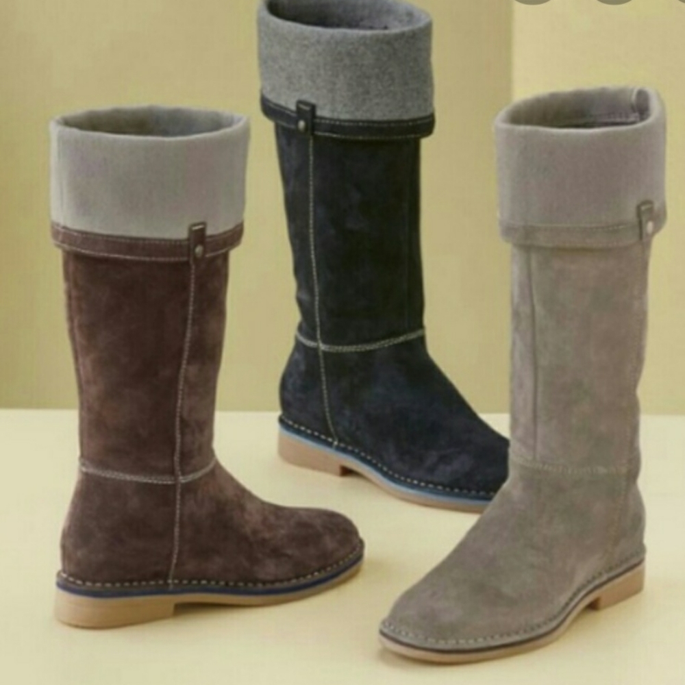 Hush puppies suede boots
